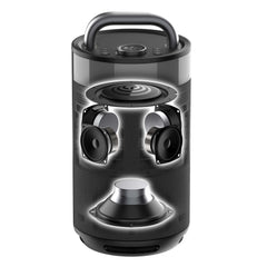 Epic Party Portable Bluetooth Speaker Black